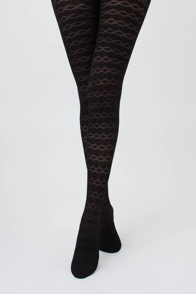 Колготки с ромбами Nina 60 den model 1 Giulia (nero)