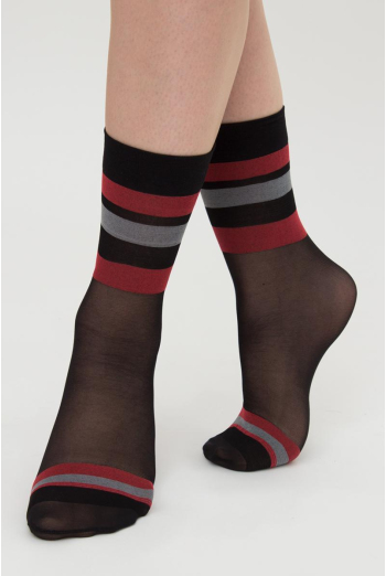 Шкарпетки жіночі капронові NN-18 Calzino Giulia (nero), чорний Шкарпетки жіночі капронові NN-18 Calzino Giulia (nero), чорний