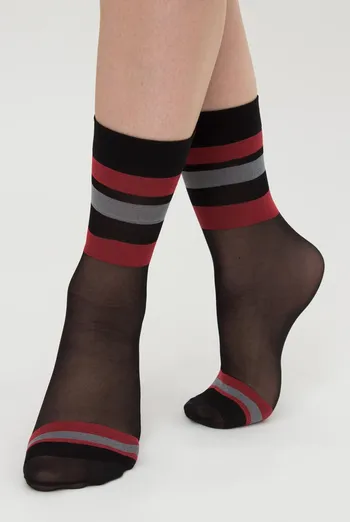 Шкарпетки жіночі капронові NN-18 Calzino Giulia (nero), чорний Шкарпетки жіночі капронові NN-18 Calzino Giulia (nero), чорний