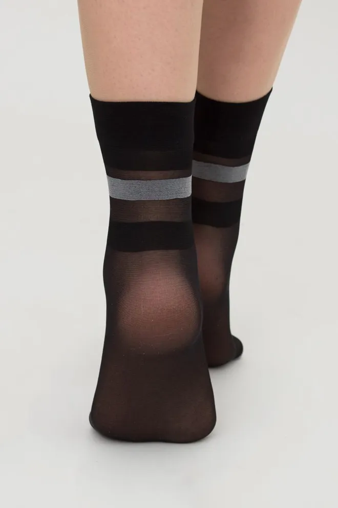 Шкарпетки жіночі капронові NN-20 Calzino Giulia (nero),чорний