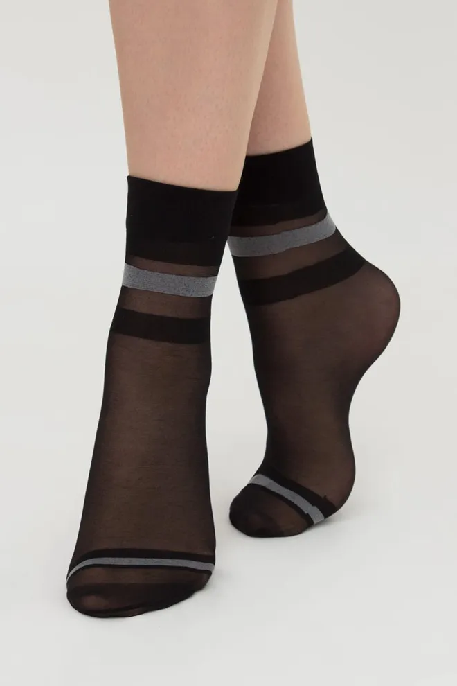 Шкарпетки жіночі капронові NN-20 Calzino Giulia (nero),чорний