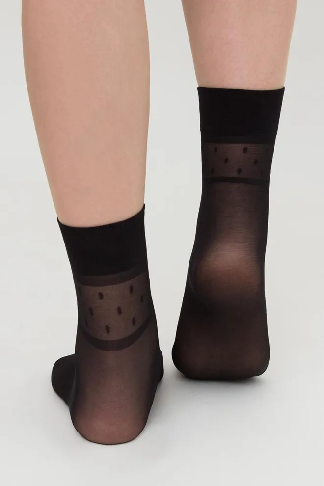 Носки женские капроновые NN-21 Calzino Giulia (nero)