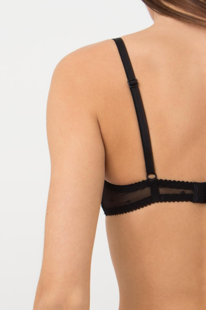 Мережевний бюстгальтер на кісточках Nicole 1610/04 Giulia (black)