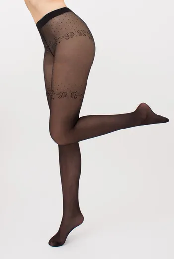 Колготки с рисунком Obsession 20 den model 1 Giulia (nero) Колготки с рисунком Obsession 20 den model 1 Giulia (nero)