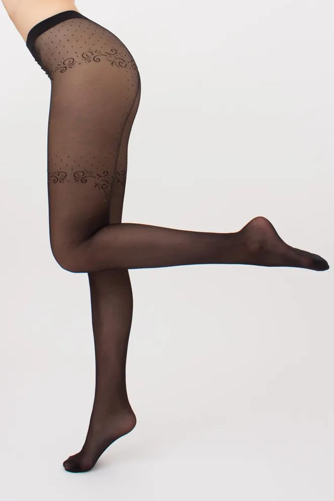 Колготки з малюнком Obsession 20 den model 1 Giulia (nero)