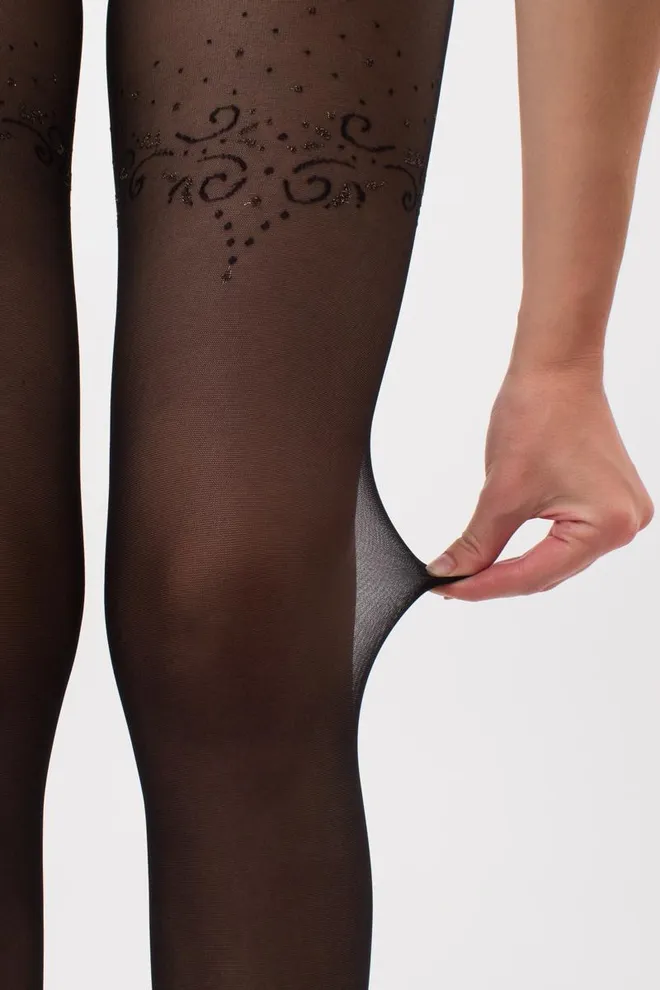 Колготки з малюнком Obsession 20 den model 1 Giulia (nero)