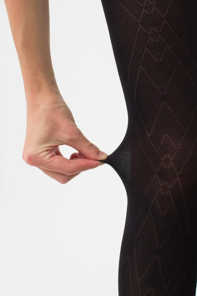 Колготки з геометричним малюнком Outline 60 den model 1 Giulia (nero)