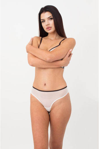 Женские трусы бразилиана Orchid blom 2210/40 Giulia (milk/chocolate)
