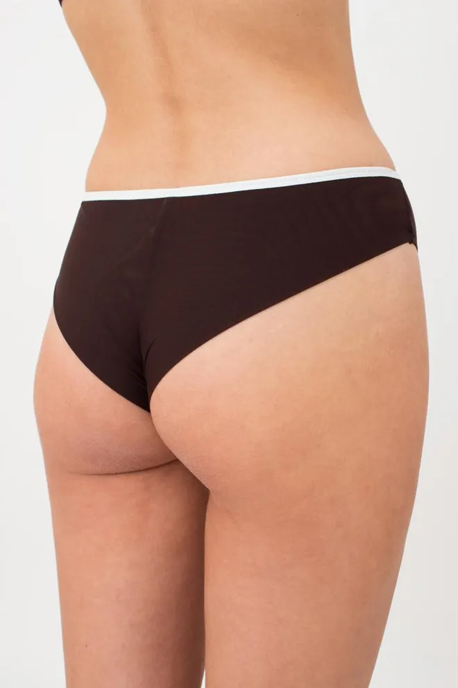 Женские трусы бразилиана Orchid blom 2210/40 Giulia (chocolate/milk)