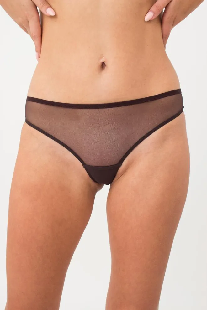 Женские трусы бразилиана Orchid blom 2210/40 Giulia (chocolate)