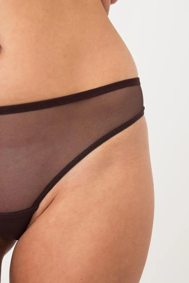 Женские трусы бразилиана Orchid blom 2210/40 Giulia (chocolate)