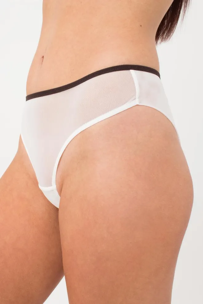 Жіночі труси бразіліана Orchid blom 2210/40 Giulia (milk/chocolate)