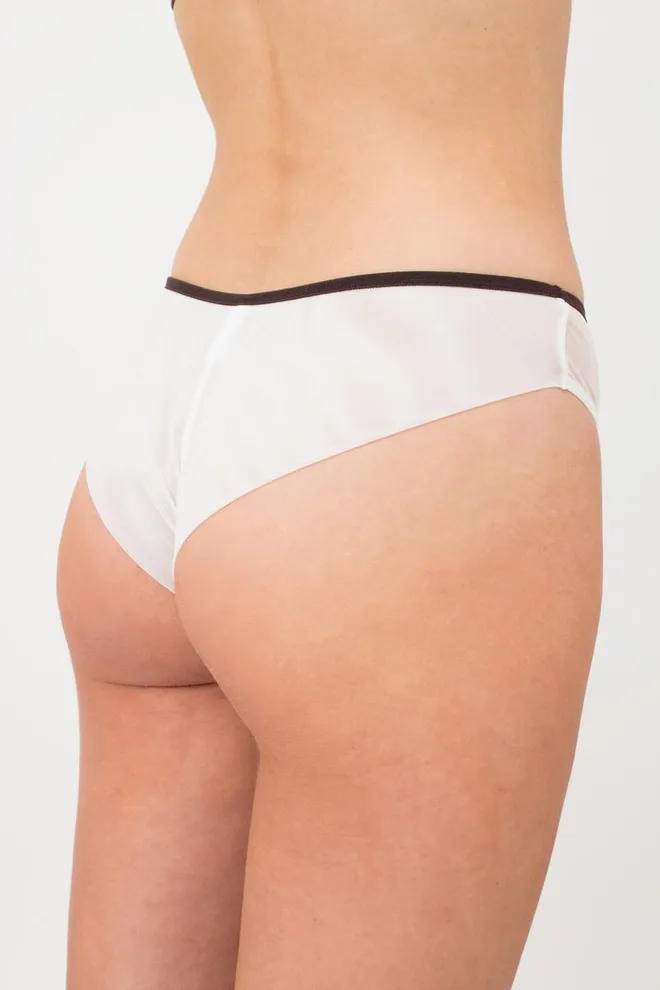 Жіночі труси бразіліана Orchid blom 2210/40 Giulia (milk/chocolate)