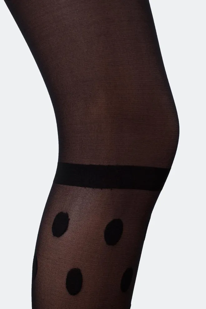 Дитячі колготки у горошок Paris 60 den model 8 Giulia (nero)