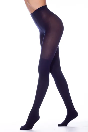 Кольорові колготки з імітацією панчіх Pari shine 100 den Giulia (night blue)