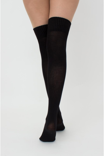 Гольфи ботфорти бавовняні Pari up cotton classic 200 den Giulia (nero)