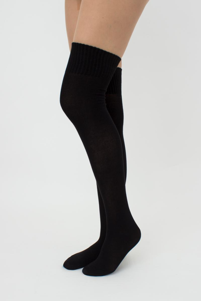 Гольфи ботфорти бавовняні Pari up cotton classic 200 den Giulia (nero)