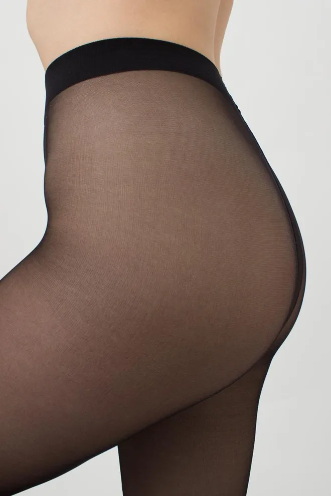 Колготки з люрексом та написом Party 20 den model 2 Giulia (nero)