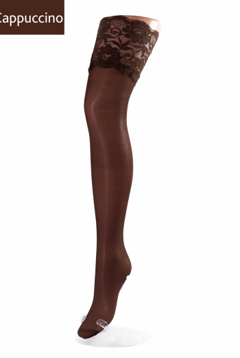Панчохи на силіконовій резинці Passion 20 den Giulia (cappuccino) Панчохи на силіконовій резинці Passion 20 den Giulia (cappuccino)