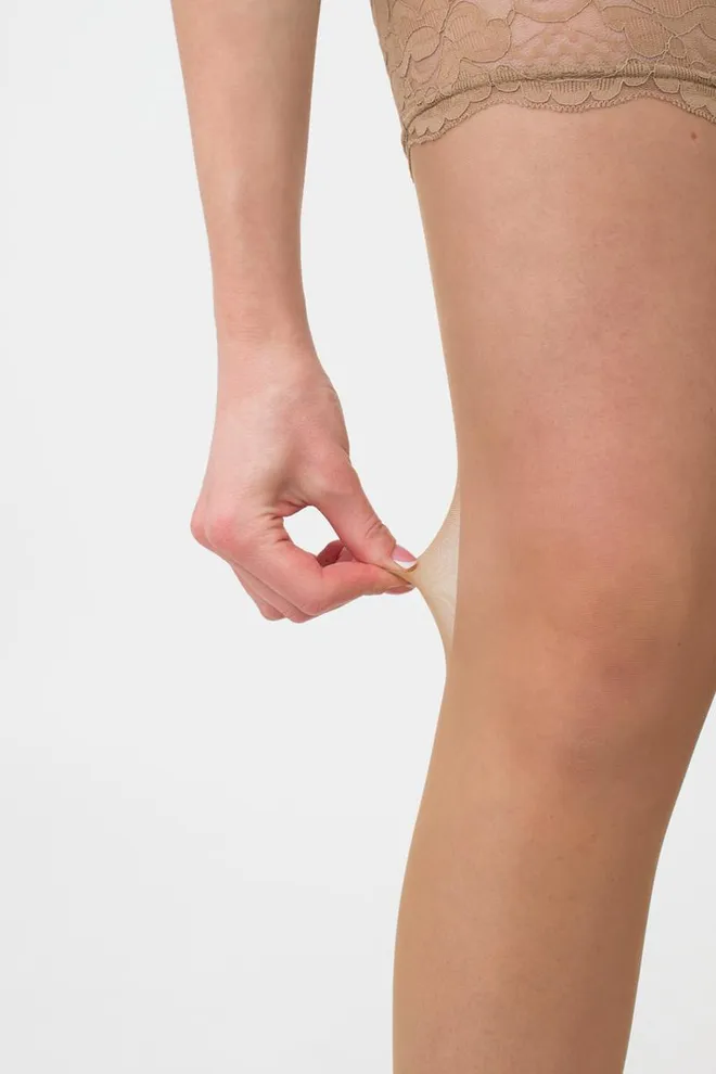 Панчохи на силіконовій резинці Passion 20 den Giulia (daino)