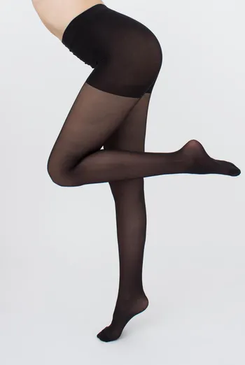 Классические колготки с поддерживающими шортиками Perfect body 40 den xxl Giulia (nero), черный