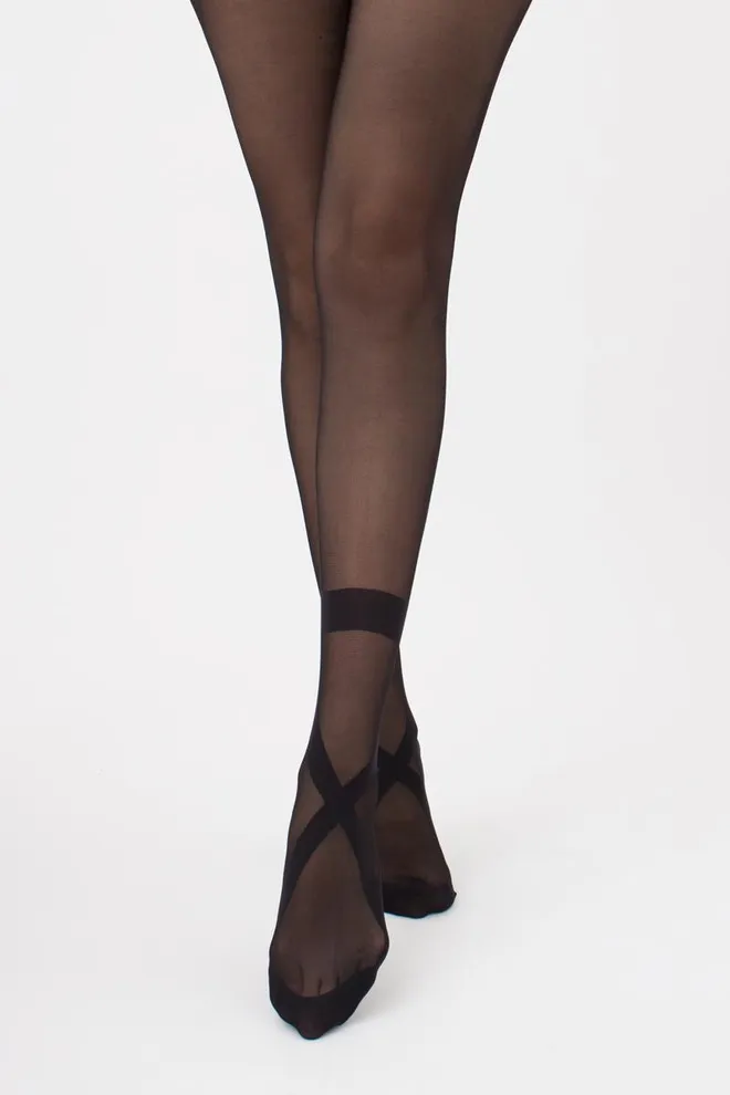 Колготки з імітацією пуантів Pointe 40 den model 1 Giulia (nero)