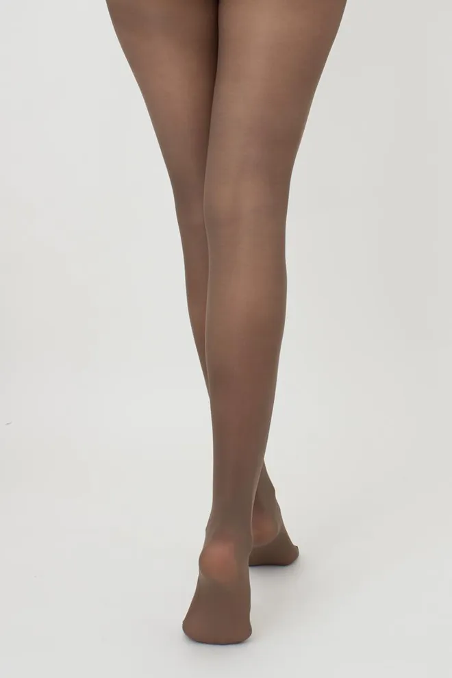 Класичні колготки великих розмірів Positive fit 40 den Giulia (tabaco), коричневий