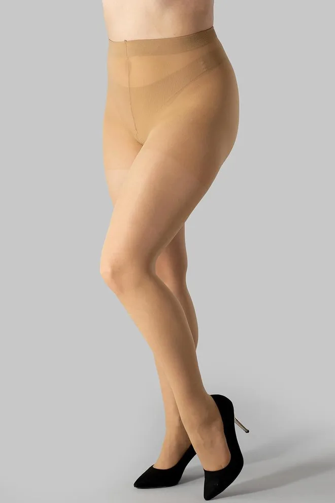 Класичні колготки з підтримуючими шортиками Positive Style 20 den Giulia (caramel)