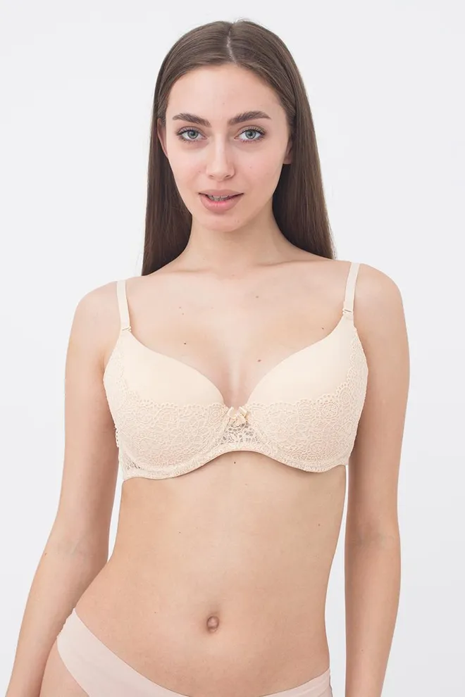 Бюстгальтер з формованою чашкою Patrizia 1133/21 Giulia (beige), бежевий