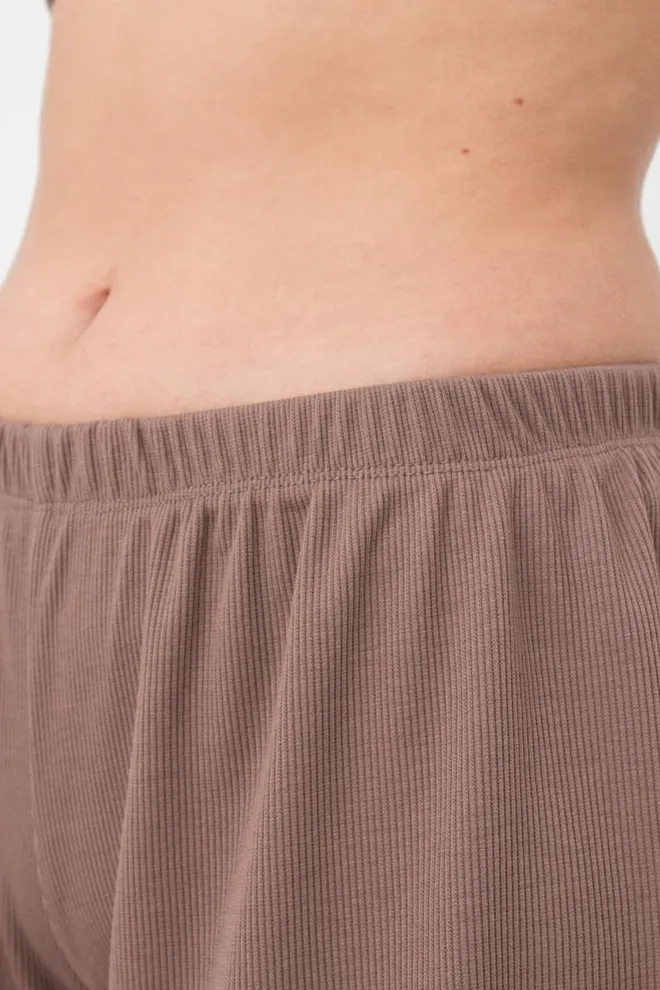 Шорти жіночі в рубчик RIB 4209/010 Giulia (beige), бежевий
