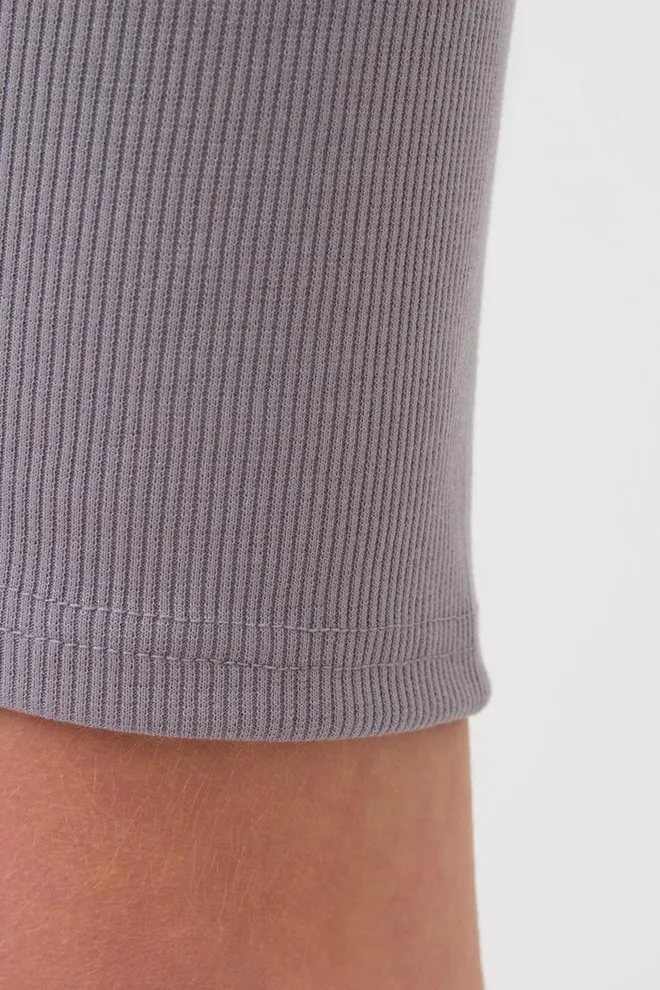 Велосипедки в рубчик Rib casual 4210/010 Giulia (grey), серый