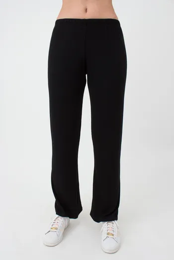 Штаны женские в рубчик RIB 4307/010 Giulia (black), черный Штаны женские в рубчик RIB 4307/010 Giulia (black), черный