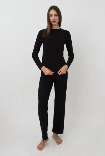 Комплект в рубчик RIB 5312/010 Giulia (black), черный