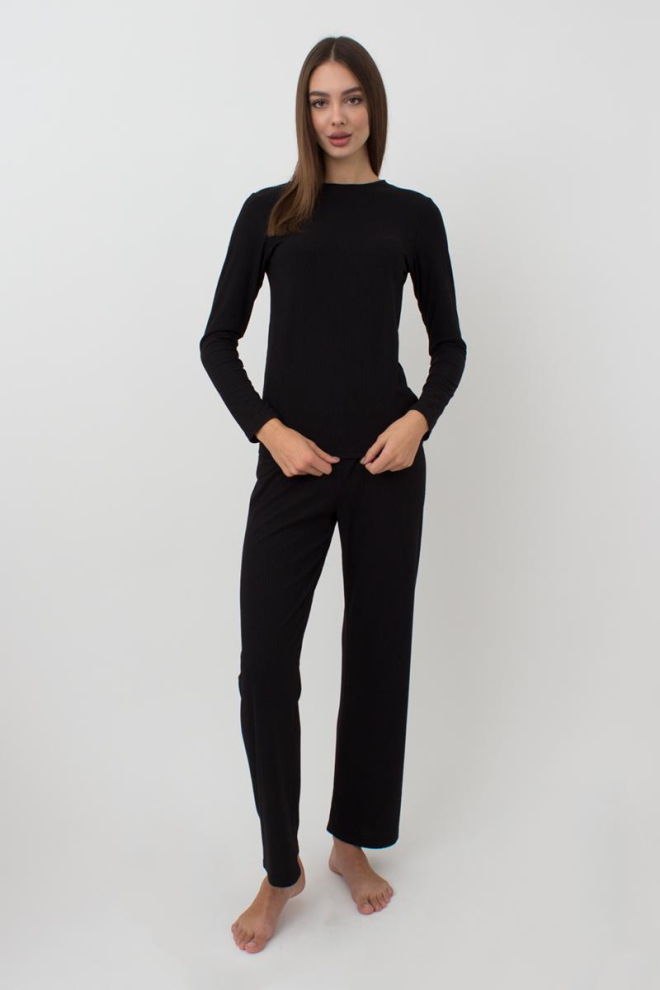 Комплект в рубчик RIB 5312/010 Giulia (black), черный Комплект в рубчик RIB 5312/010 Giulia (black), черный