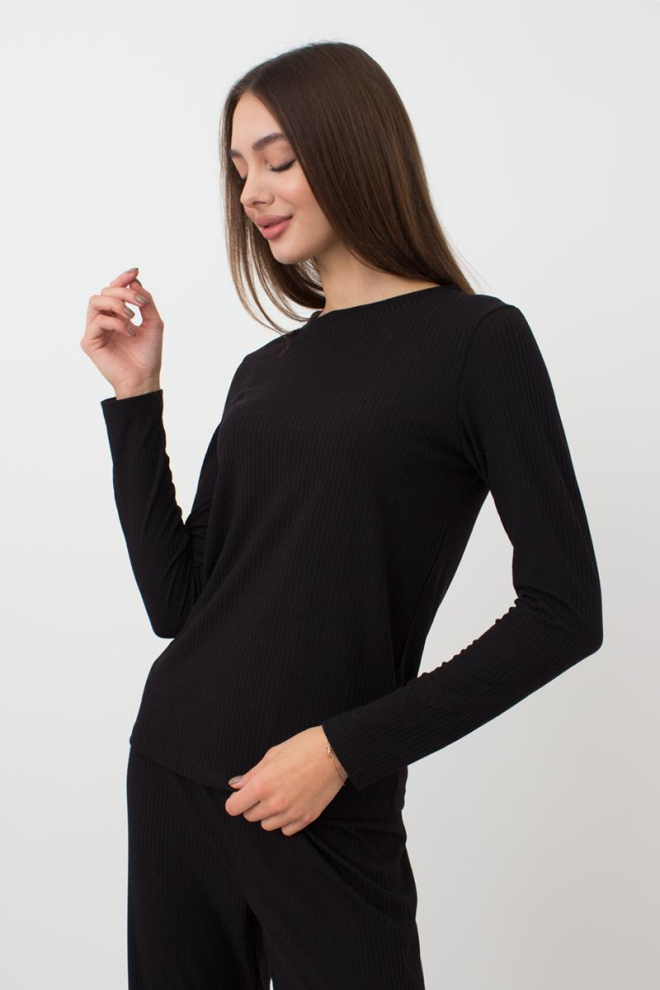 Комплект у рубчик RIB 5312/010 Giulia (black), чорний