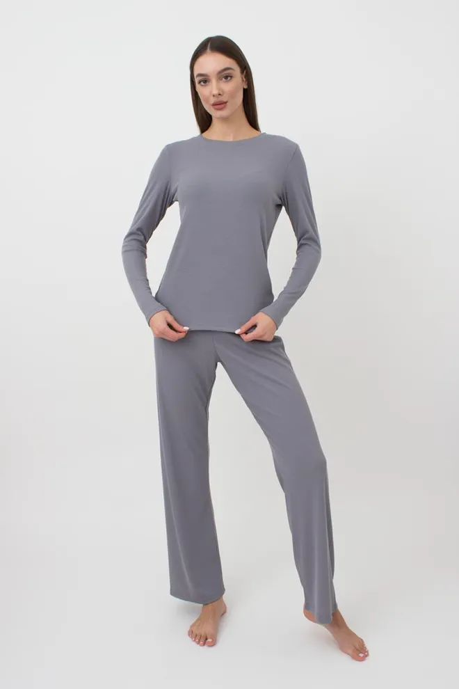 Комплект в рубчик RIB 5312/010 Giulia (grey), серый