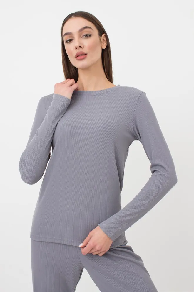 Комплект в рубчик RIB 5312/010 Giulia (grey), серый