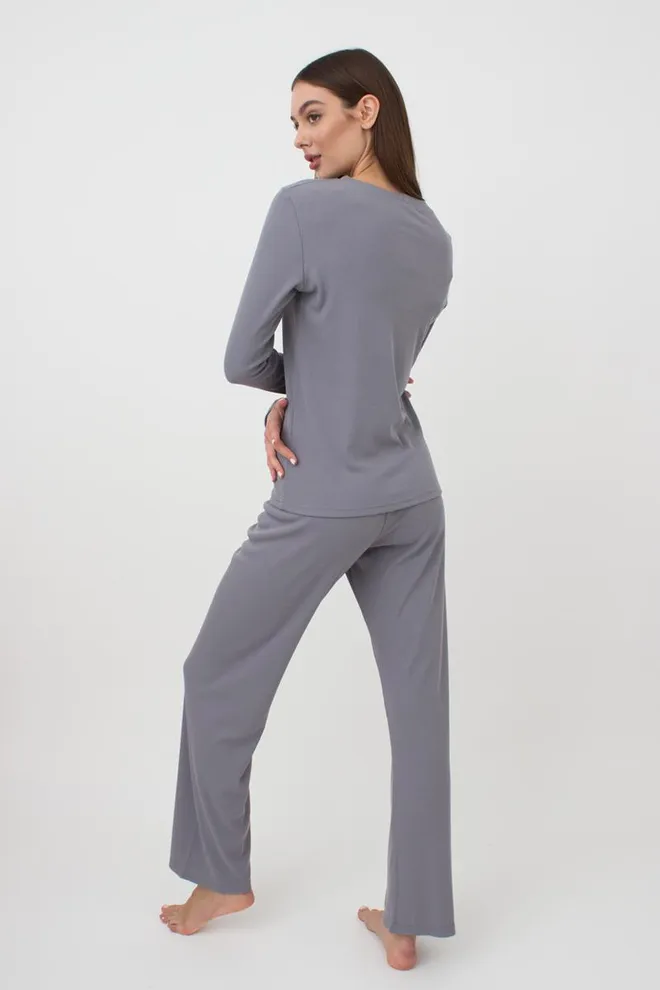 Комплект в рубчик RIB 5312/010 Giulia (grey), серый