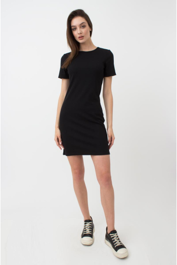 Сукня в рубчик RIB 8702/010 Giulia (black), чорний