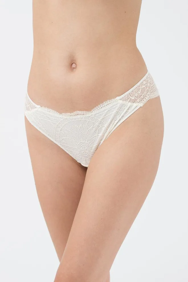 Жіночі труси бразиліана мереживні Riccarda 2204/31 Giulia (vanila custard)