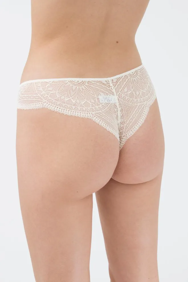 Жіночі труси бразиліана мереживні Riccarda 2204/31 Giulia (vanila custard)