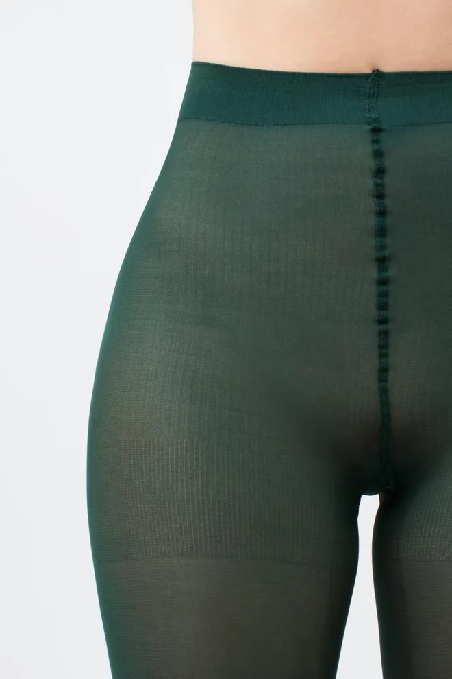 Колготки кольорові Samba 40 den Giulia (deep green)