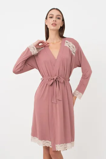 Халат женский на запа́х Sand Storm 7325/031 Giulia (sand rose) Халат женский на запа́х Sand Storm 7325/031 Giulia (sand rose)