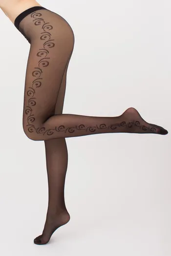 Колготки з малюнком Santina 20 den model 10 Giulia (nero) Колготки з малюнком Santina 20 den model 10 Giulia (nero)