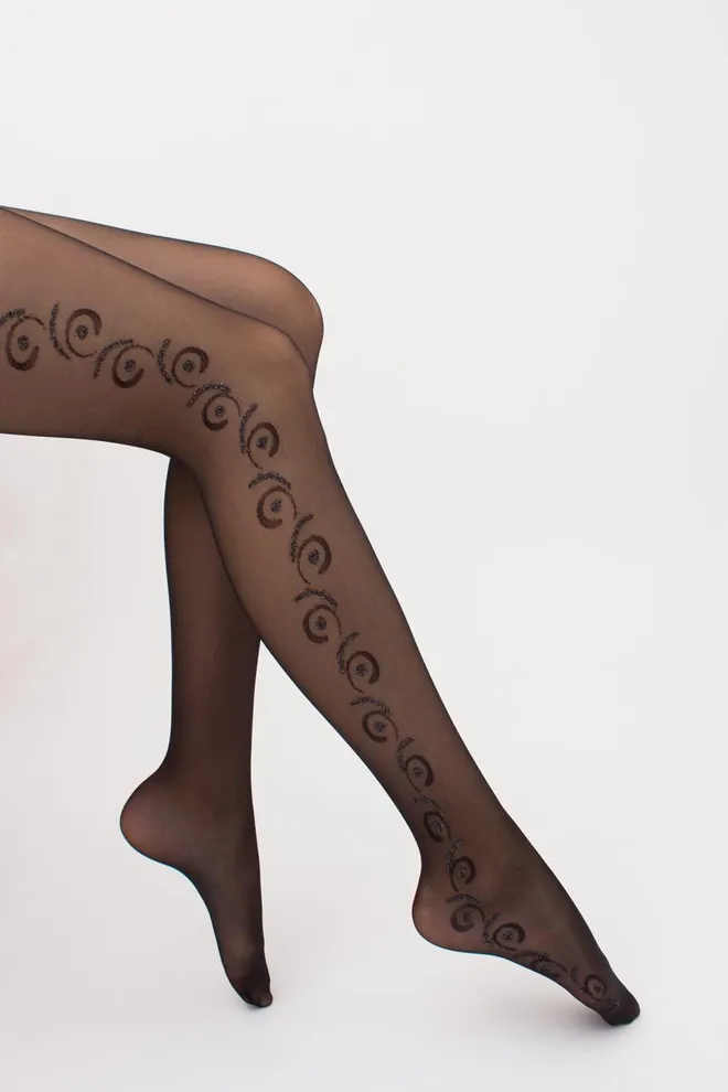 Колготки з малюнком Santina 20 den model 10 Giulia (nero)