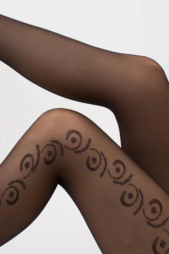 Колготки з малюнком Santina 20 den model 10 Giulia (nero)