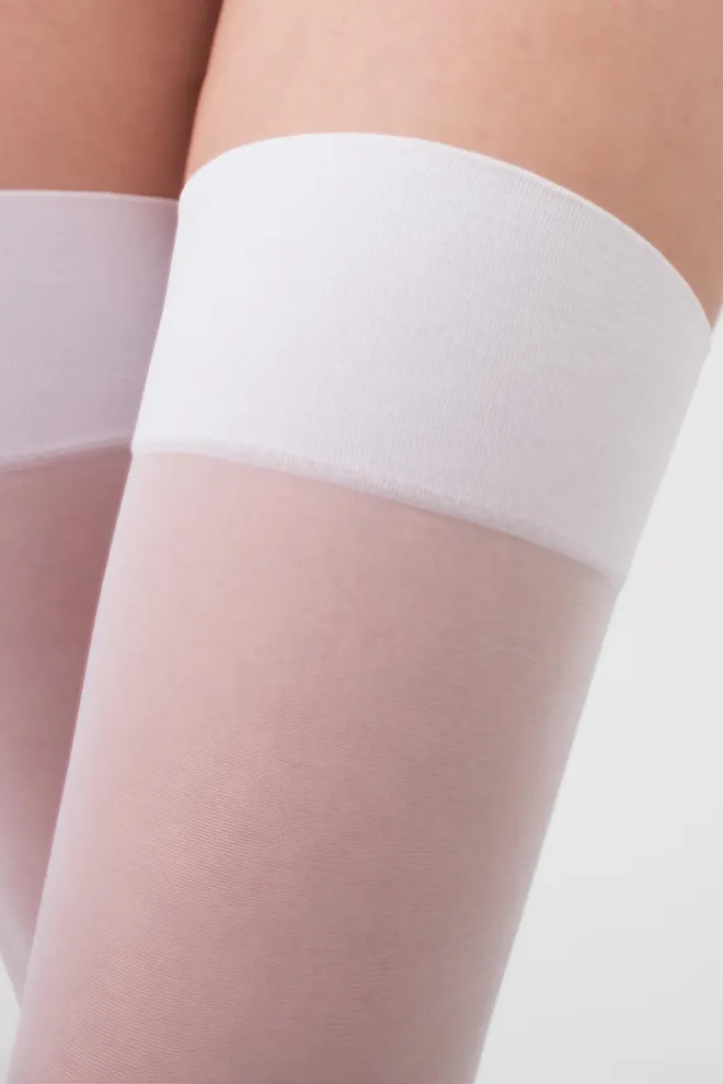 Панчохи під пояс Segreto 20 den Giulia (bianco)