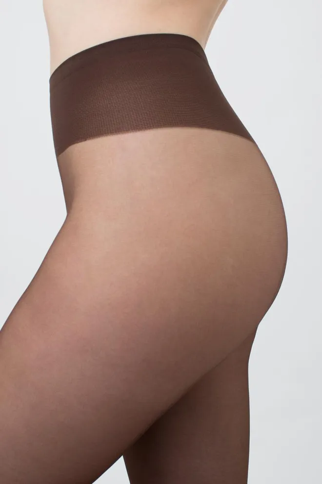 Класичні колготки із заниженою талією Sensi VB 20 den Giulia (cappuccino), коричневий
