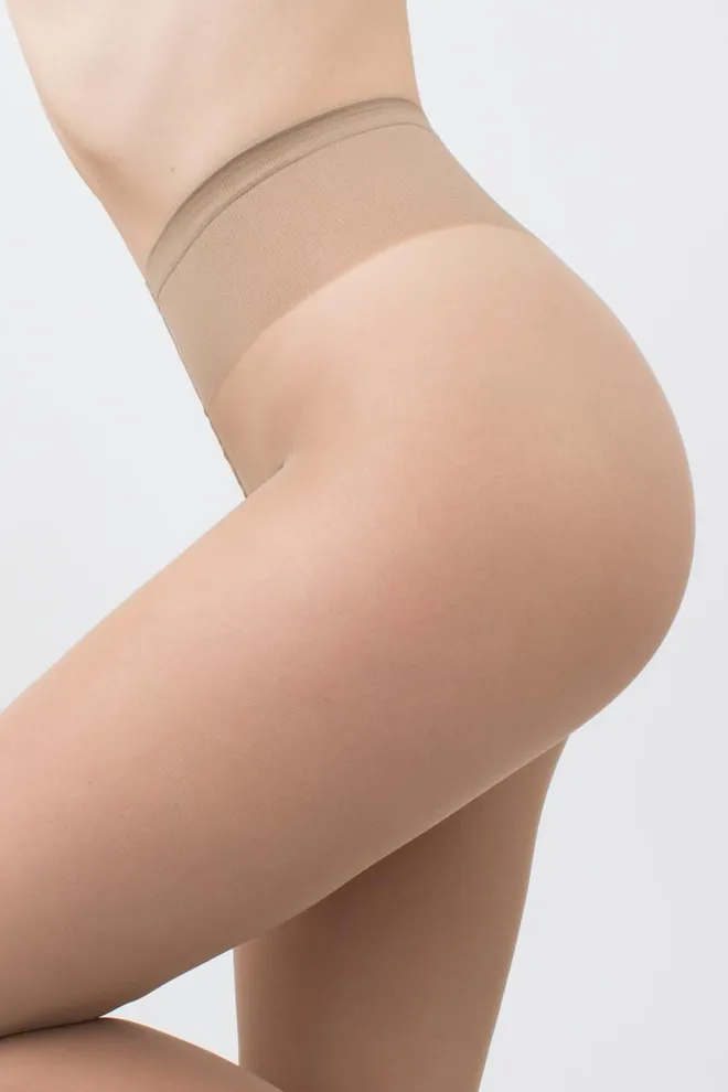 Класичні колготки із заниженою талією Sensi VB 40 den Giulia (glace), бежевий