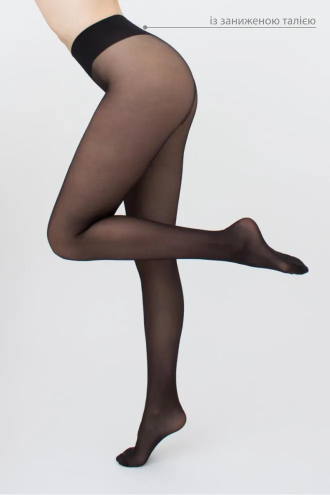 Класичні колготки із заниженою талією Sensi VB 40 den Giulia (nero), чорний